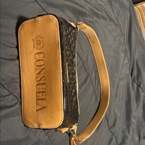 Consuela Black and Tan bag